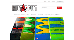 Desktop Screenshot of hotspotskateshop.com
